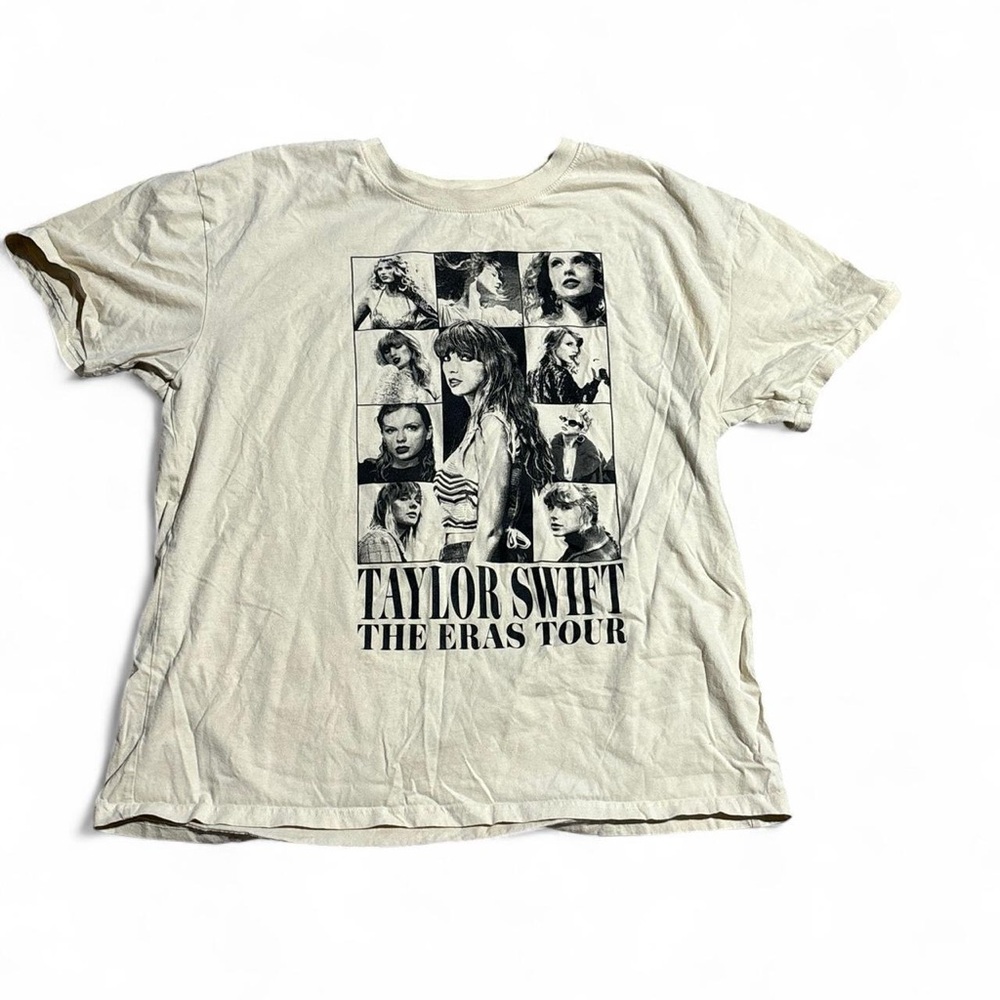 Taylor Swift Cream Short Sleeve Tee The Eras Tour